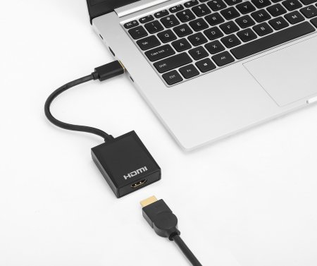 Miniatura 5 de Adaptador Video Manhattan Convertidor de USB-A a HDMI 1080p, CE FCC RoHS REACH UKCA, Negro, Plástico, Windows 10, Windows 11, Windows 7, Windows 8.1, MacOS, 45 mm