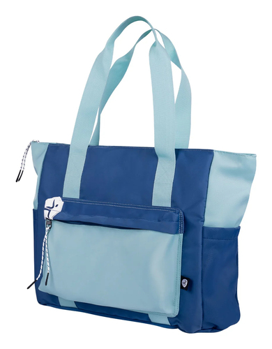 Maletin TechZone Ocean Tote Hasta 16", Poliéster, Azul