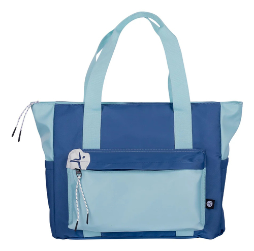 Miniatura 2 de Maletin TechZone Ocean Tote Hasta 16", Poliéster, Azul