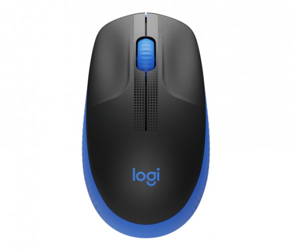 Mouse Logitech M190 Óptico, 3 Botones, 1000 DPI, RF inalámbrico, Azul