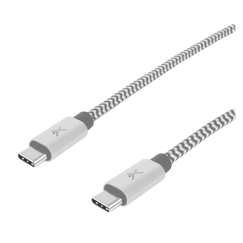 Miniatura 2 de Cable USB Perfect Choice PC-101697 USB C a USB C, Blanco, Gris