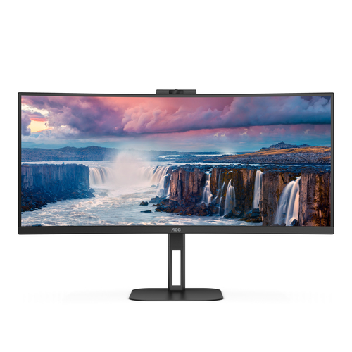 Miniatura 2 de Monitor AOC V5 CU34V5CW LED, 34", Wide Quad HD, VA, 100 Hz, 4 ms, FreeSync, Negro