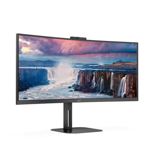 Miniatura 5 de Monitor AOC V5 CU34V5CW LED, 34", Wide Quad HD, VA, 100 Hz, 4 ms, FreeSync, Negro