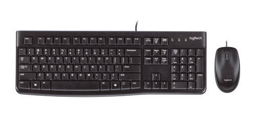 Miniatura 4 de Kit Teclado y Mouse Logitech MK120 USB, Alámbrico, 1000 DPI, Negro