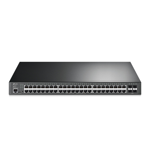 Miniatura 2 de Switch TP-Link JetStream TL-SG3452XP Gestionado, L2+, RJ-45 48, Gigabit Ethernet (10/100/1000), (PoE +) 48, 1U, Negro