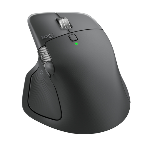 Miniatura 5 de Mouse Logitech MX Master 4 Laser, 8 Botones, 8000 DPI, RF inalámbrico + bluetooth, 10 m, Grafito