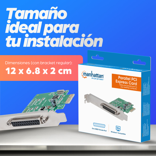 Miniatura 4 de Tarjeta Manhattan Tarjeta Paralela PCI Express PCIe, Paralelo