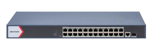 Switch Hikvision Smart Managed Series DS-3E1526P-EI Gestionado, RJ-45 24, Gigabit Ethernet (10/100/1000), 1U, Negro