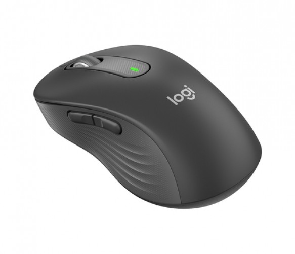 Mouse Logitech Signature M650 L Óptico, 5 Botones, 4000 DPI, Bluetooth, 10 m, Grafito
