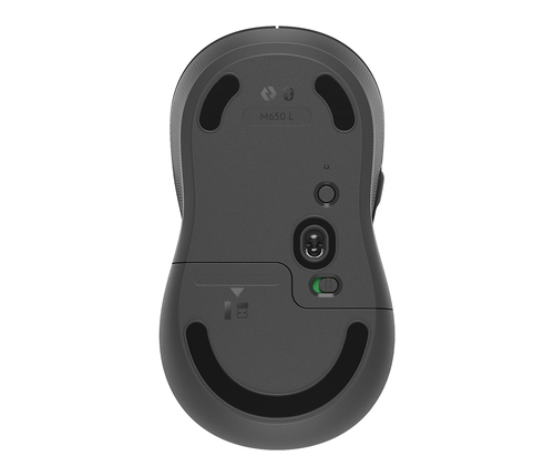 Miniatura 4 de Mouse Logitech Signature M650 L Óptico, 5 Botones, 4000 DPI, Bluetooth, 10 m, Grafito