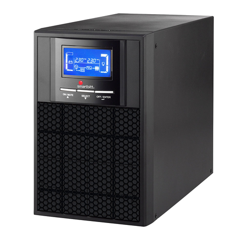 Miniatura 2 de No Break Smartbitt SBOL3KT-1 3 kVA / 2700 W, Entrada 127 V, 4 salidas AC, Negro