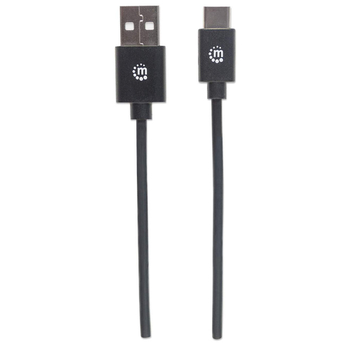 Miniatura 4 de Cable USB Manhattan USB A a USB C, 480 Mbit/s, Negro