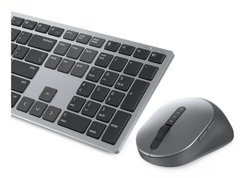 Miniatura 4 de Kit Teclado y Mouse DELL Inalámbrico, 1600 DPI, Gris, Titanio