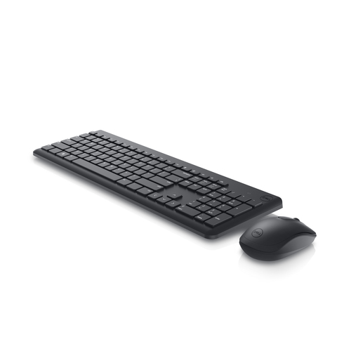Teclado Inalámbrico DELL KM3322W Tamaño completo (100%), Teclado numérico, Negro