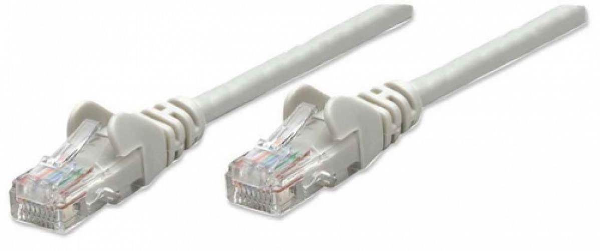 Patchcord Intellinet Cable Patch, Cat5e, UTP Cat5e, 5 m, U/UTP (UTP), Gris
