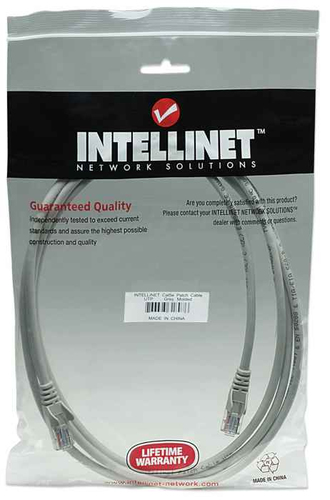 Miniatura 2 de Patchcord Intellinet Cable Patch, Cat5e, UTP Cat5e, 5 m, U/UTP (UTP), Gris