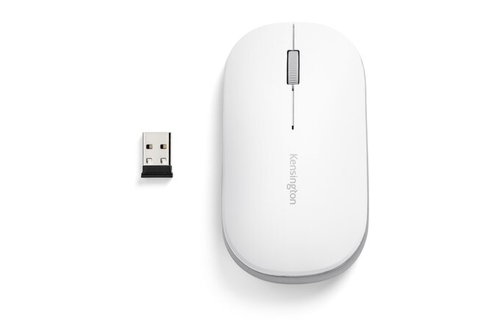 Miniatura 2 de Mouse Kensington Mouse con conexión inalámbrica dual SureTrack™ (blanco) 3 Botones, 2400 DPI, RF inalámbrico + bluetooth, 10 m, Blanco