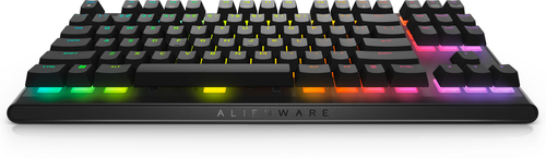 Teclado Alienware AW420K Alámbrico, USB, Interruptor mecánico, LED RGB, Negro