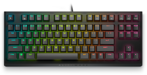 Miniatura 3 de Teclado Alienware AW420K Alámbrico, USB, Interruptor mecánico, LED RGB, Negro