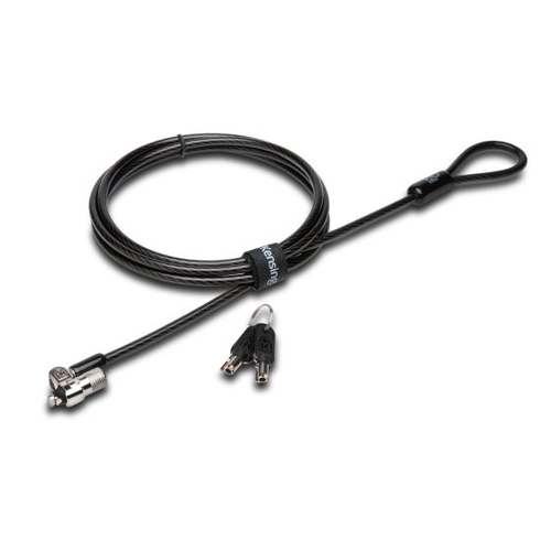 Cable antirrobo Kensington Llave, Acero al carbón, Metálico