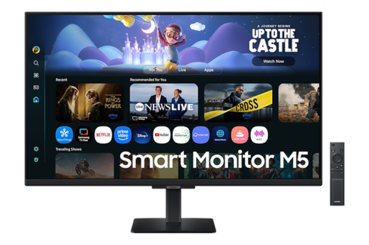 Monitor Samsung Smart Monitor LS32FM500EL LED, 32", Full HD, VA, 60 Hz, 4 ms, Negro