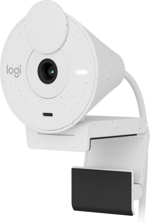 Cámara web Logitech Brio 300 2 MP, 1920 x 1080 Pixeles, 30 fps, 720p, 1080p, Micrófono, USB, Blanco
