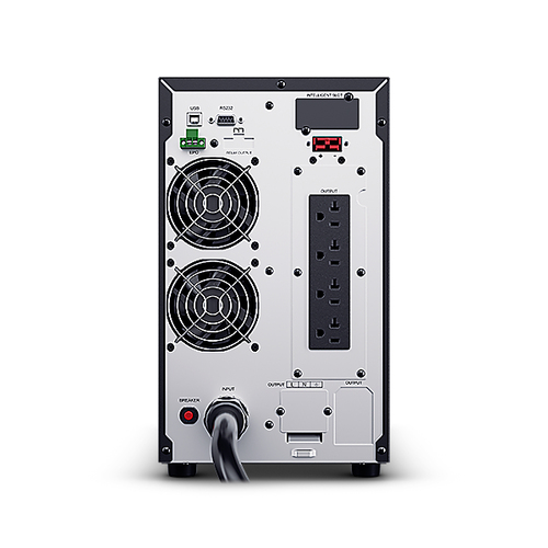 Miniatura 3 de No Break CyberPower OLS3000A 3 kVA / 2700 W, 862 J, Entrada 150 V, 4 salidas AC, Negro
