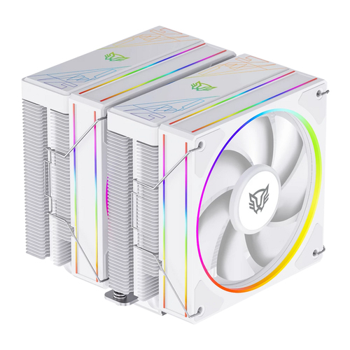 Disipador Balam Rush Heliux Pro HEX70 12 cm, 2200 RPM, Blanco