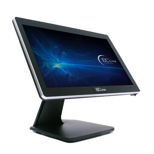Monitor EC Line EC-VP-3100-TS Touch, 15.6", 1920 x 1080, Negro