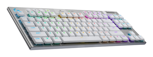 Miniatura 3 de Teclado Logitech G G915 X LIGHTSPEED TKL Inglés, Inalámbrico y alámbrico, RF inalámbrico + bluetooth, Interruptor mecánico, LED, Blanco