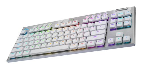 Miniatura 4 de Teclado Logitech G G915 X LIGHTSPEED TKL Inglés, Inalámbrico y alámbrico, RF inalámbrico + bluetooth, Interruptor mecánico, LED, Blanco
