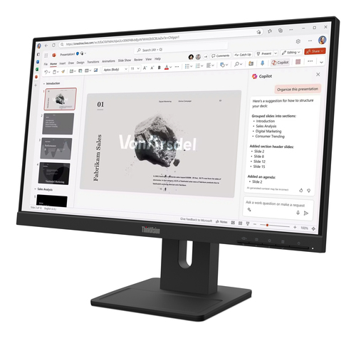 Miniatura 3 de Monitor Lenovo ThinkVision ThinkVision E22-40 LED, 21.5", Full HD, IPS, 100 Hz, 6 ms, Negro