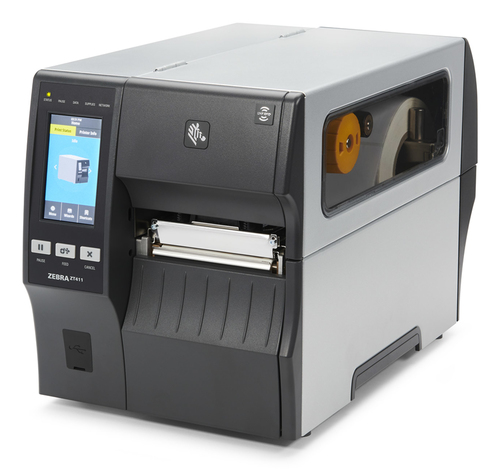 Impresora de recibo Zebra ZT411 Térmica directa / transferencia térmica, Impresora de TPV, Inalámbrico y alámbrico, USB, RS-232, Negro, Gris