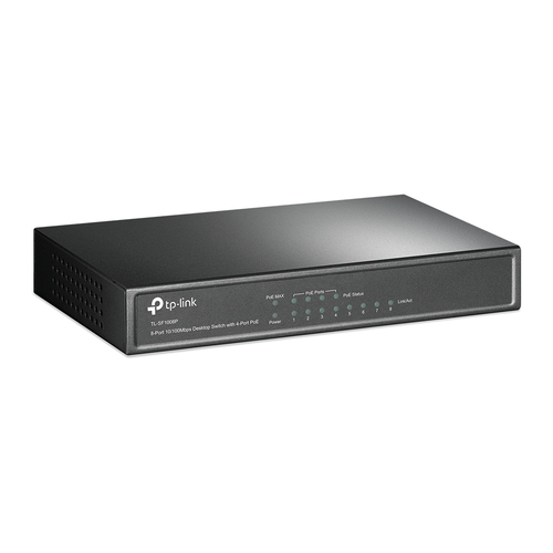 Miniatura 2 de Switch TP-Link TL-SF1008P No administrado, RJ-45 8, Fast Ethernet (10/100), 4 POE, Oliva