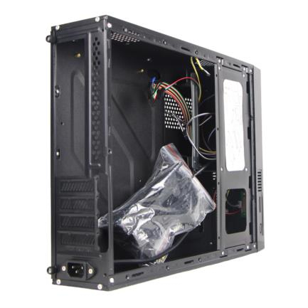 Miniatura 3 de Gabinete Stylos STGAKL1B Factor de forma pequeña (SFF), PSU 550 W, PSU Si, Negro, Rojo