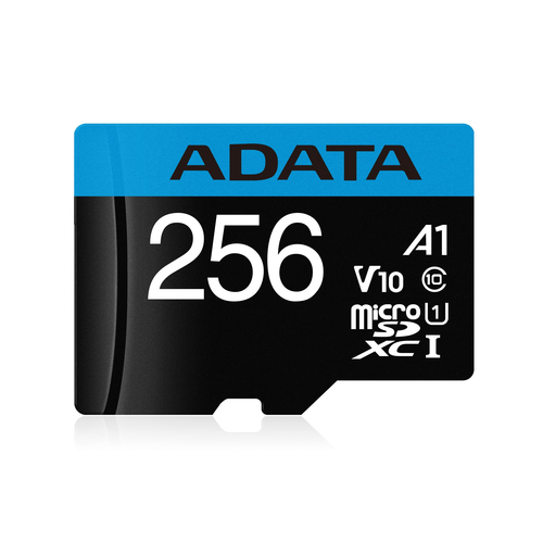 Memoria ADATA Premier 256 GB, Velocidad 100 MB/s, Clase 10