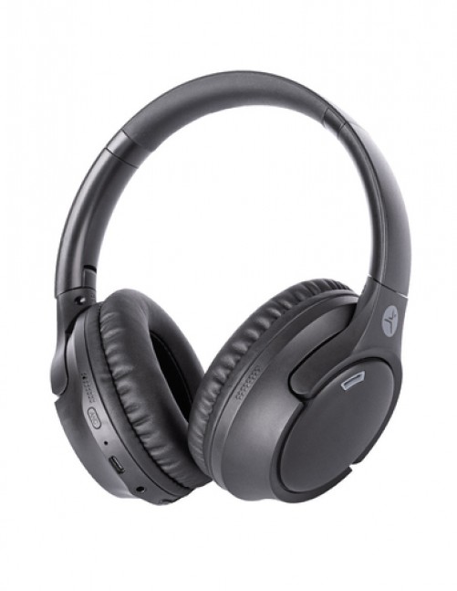 Audífonos TechZone TZDJ02 Diadema, Inalámbrico y alámbrico, USB, Bluetooth, Negro