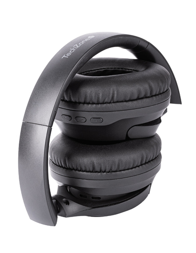 Miniatura 3 de Audífonos TechZone TZDJ02 Diadema, Inalámbrico y alámbrico, USB, Bluetooth, Negro