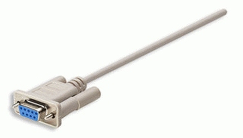 Miniatura 2 de Cable serial Manhattan 314770 1.8 m, DB-9 a DB-25, Macho- Hembra