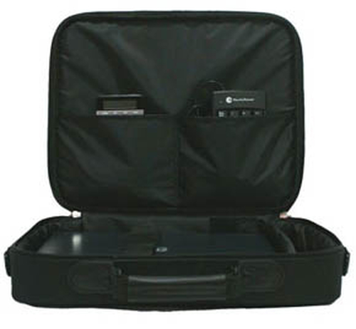 Miniatura 3 de Maletin TechZone TZEST01N Hasta 15.4", Nylon, Negro
