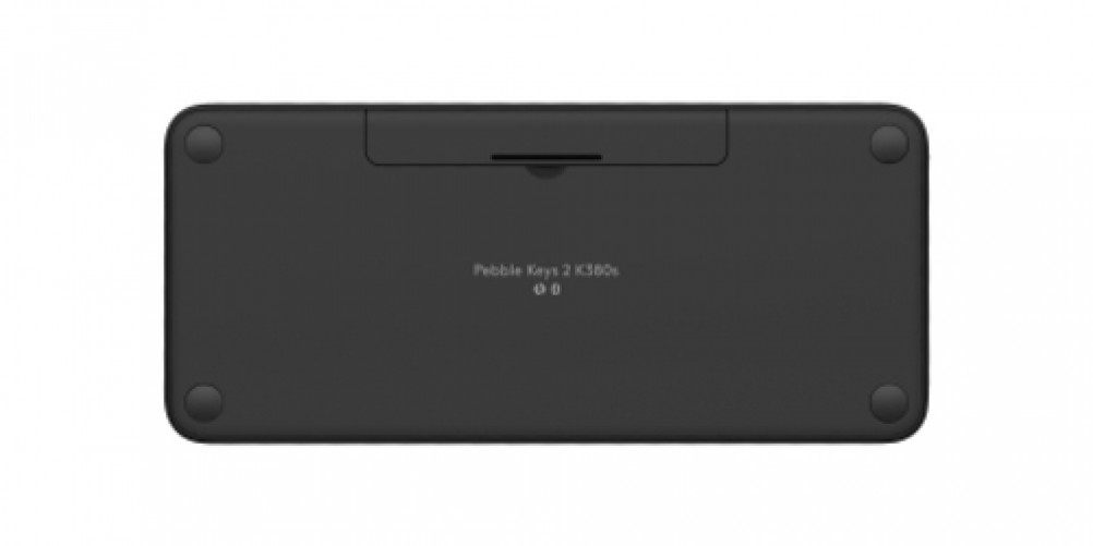 Teclado Logitech Pebble Keys 2 K380s Español, Inalámbrico, Bluetooth, Interruptor de llave de tijera, Grafito
