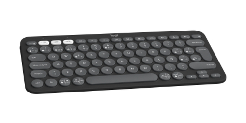 Miniatura 3 de Teclado Logitech Pebble Keys 2 K380s Español, Inalámbrico, Bluetooth, Interruptor de llave de tijera, Grafito