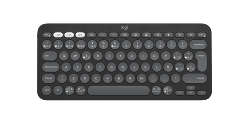 Miniatura 5 de Teclado Logitech Pebble Keys 2 K380s Español, Inalámbrico, Bluetooth, Interruptor de llave de tijera, Grafito