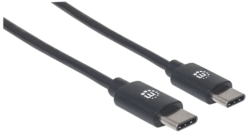 Miniatura 2 de Cable USB Manhattan 354875 USB C a USB C, 480 Mbit/s, Negro