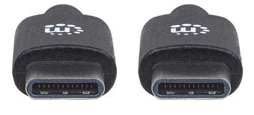 Miniatura 3 de Cable USB Manhattan 354875 USB C a USB C, 480 Mbit/s, Negro