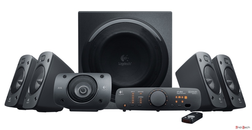 Bocina LOGITECH Z906, 5.1, 500 W, Negro