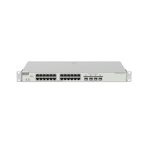 Switch Ruijie Networks RG-NBS5200-24GT4XS-P-V2 Gestionado, L3, RJ-45 24, Gigabit Ethernet (10/100/1000), (PoE +) 24, 24 POE, 1U, Gris