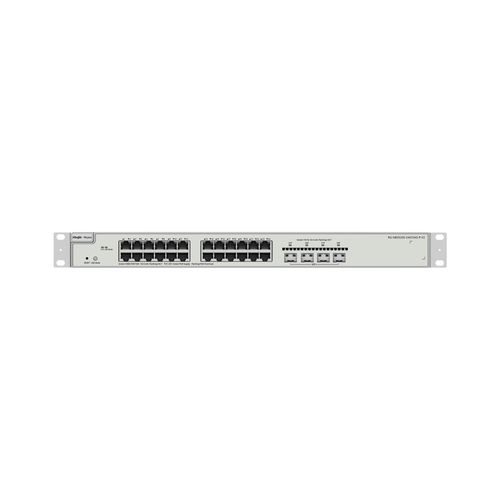 Miniatura 5 de Switch Ruijie Networks RG-NBS5200-24GT4XS-P-V2 Gestionado, L3, RJ-45 24, Gigabit Ethernet (10/100/1000), (PoE +) 24, 24 POE, 1U, Gris