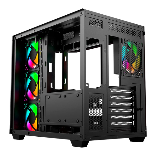 Miniatura 3 de Gabinete Balam Rush Tank Master 9600 TB Midi Tower, PSU No, Vent. 1x 120 mm, Negro
