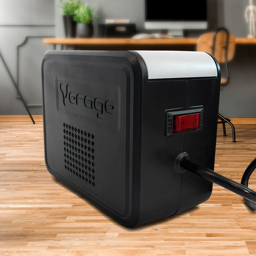 Miniatura 5 de Regulador Vorago AVR-100 1 kVA 8 salidas AC, Negro